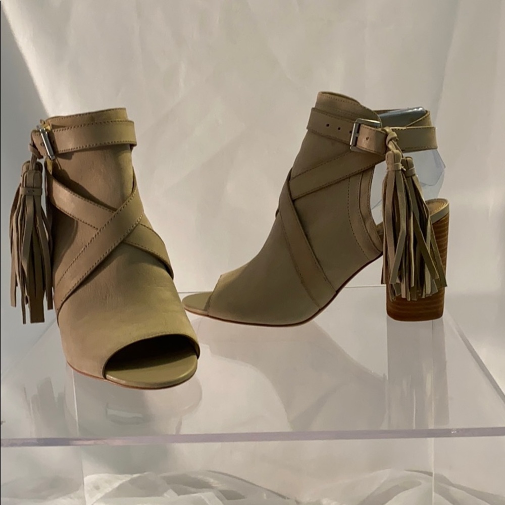 Sam Edelman suede open toed bootie